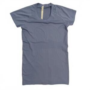 EUC Lululemon Swiftly Tech Short Sleeve Crew Periwinkle Blue - Size 8